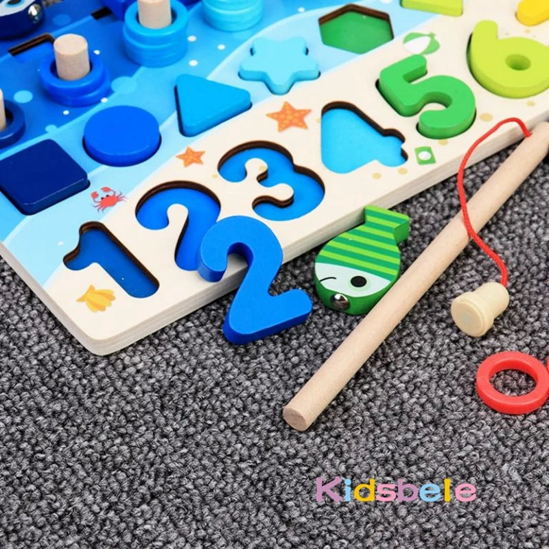 Montessori Wooden Maths Puzzle for Toddlers