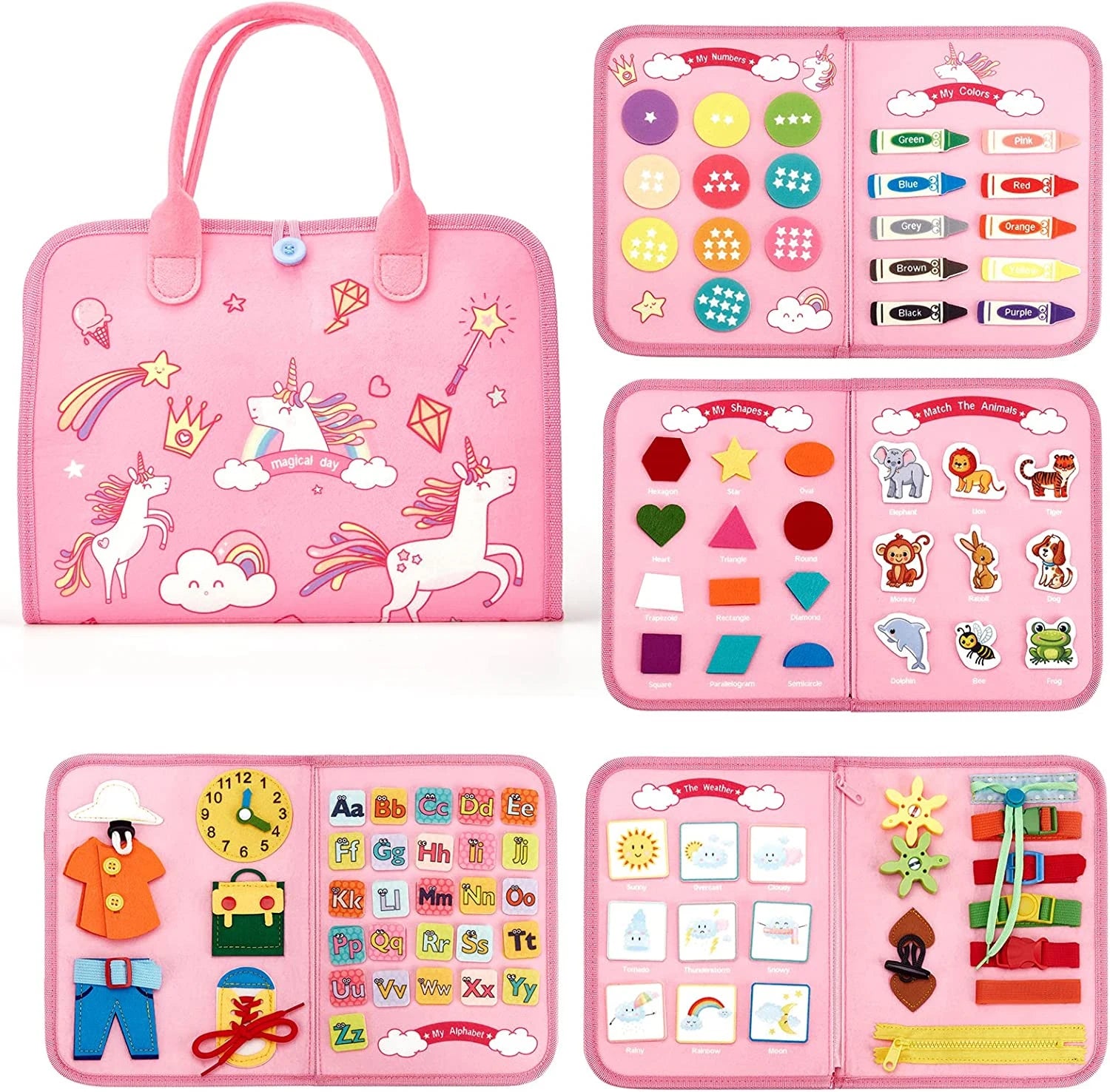 Sensory Play Board for Little Learners