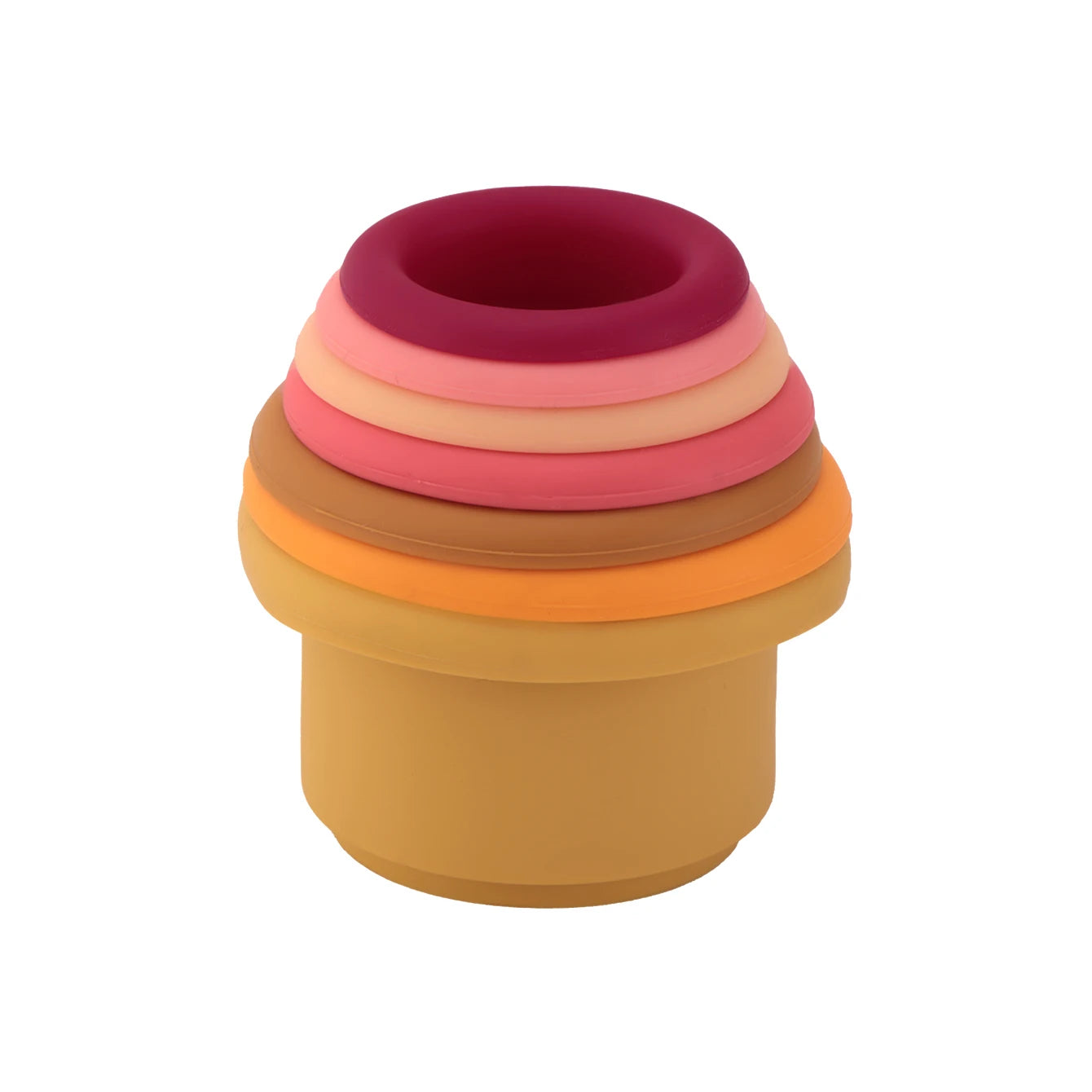 Silicone Cups Stacker Toys