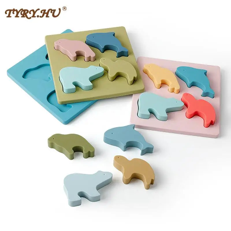 Silicone Animal Shape Matching Toys
