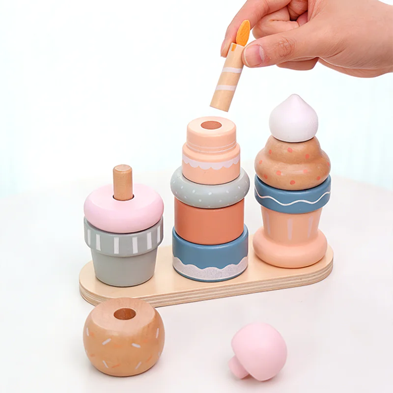 Kiddyroo™ Sweet Cake Montessori Stacking Toy