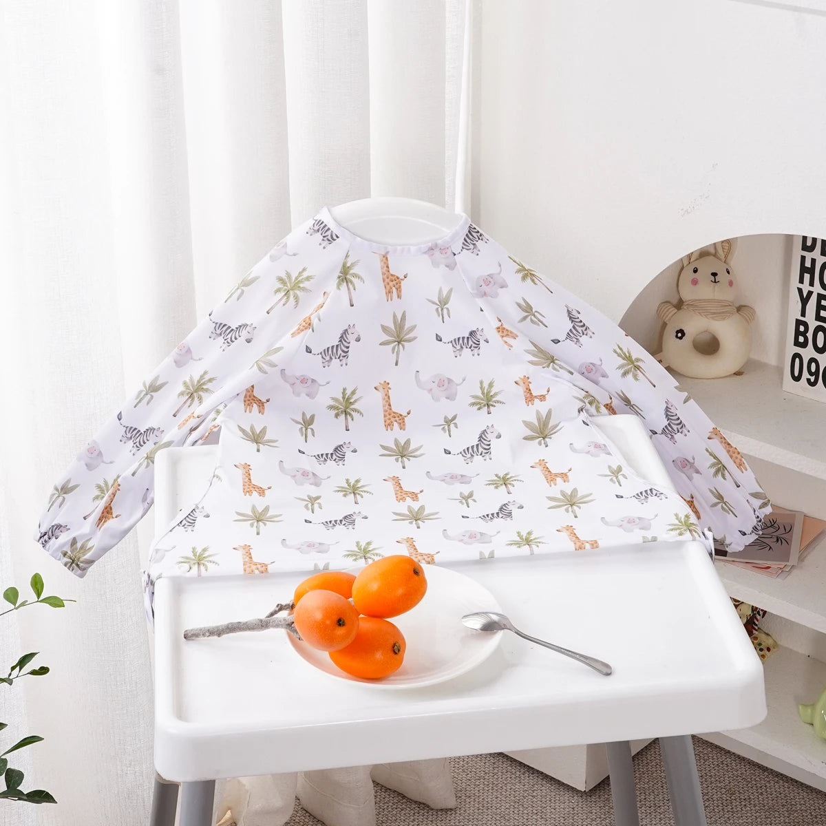 Waterproof Baby Feeding Apron with table attachment