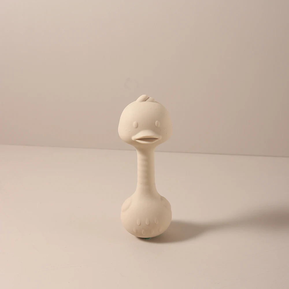 Silicone Baby Rattle Teether Toy