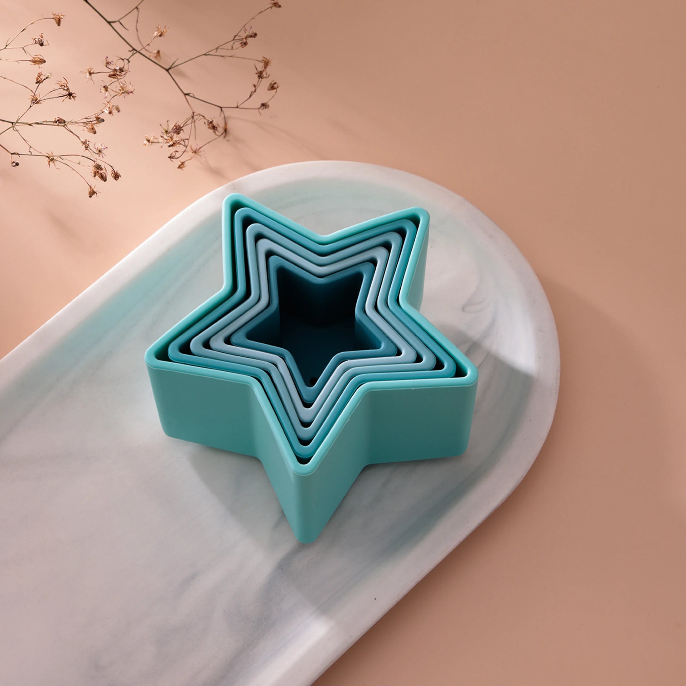 Star Shape Silicone Stacking Toy