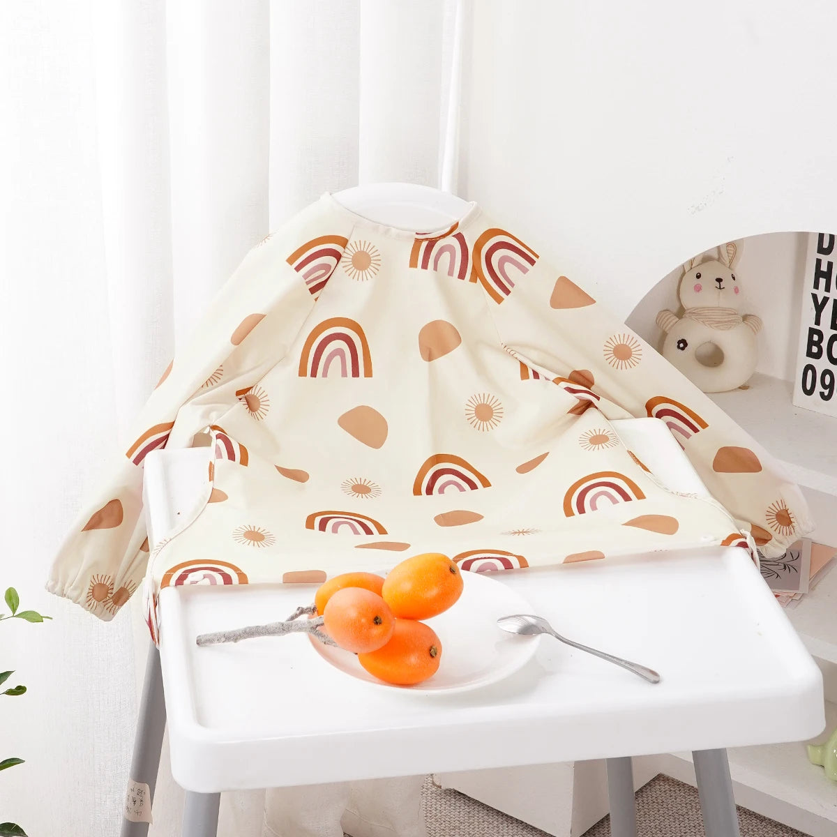 Waterproof Baby Feeding Apron with table attachment