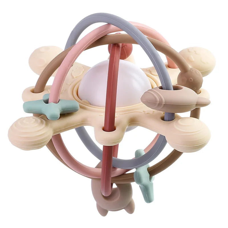 Rattle & Sensory Silicone Ball Toy