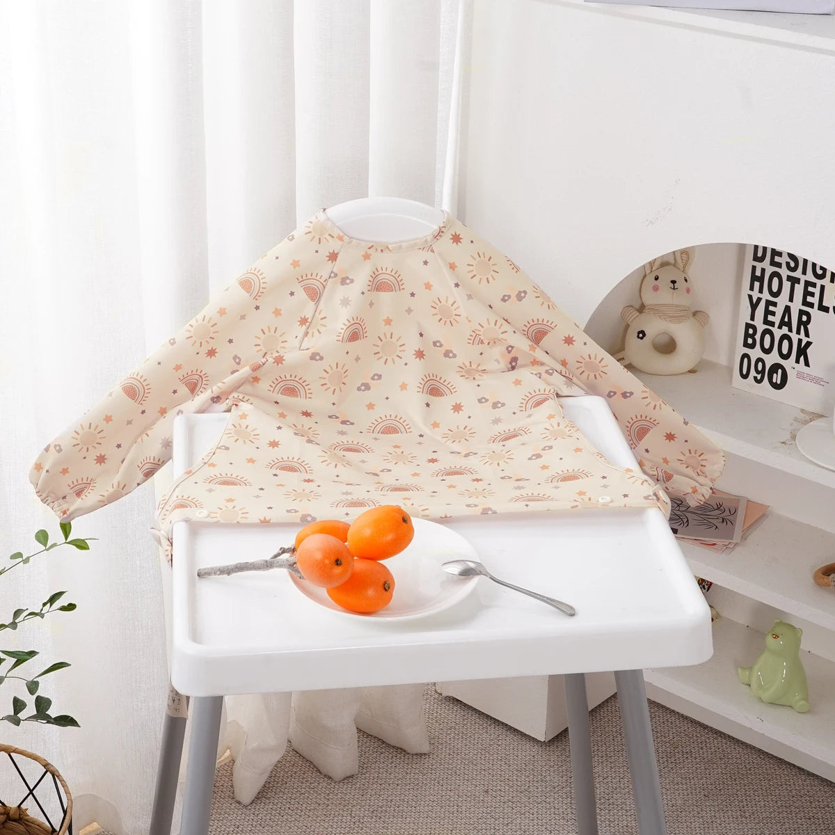 Waterproof Baby Feeding Apron with table attachment