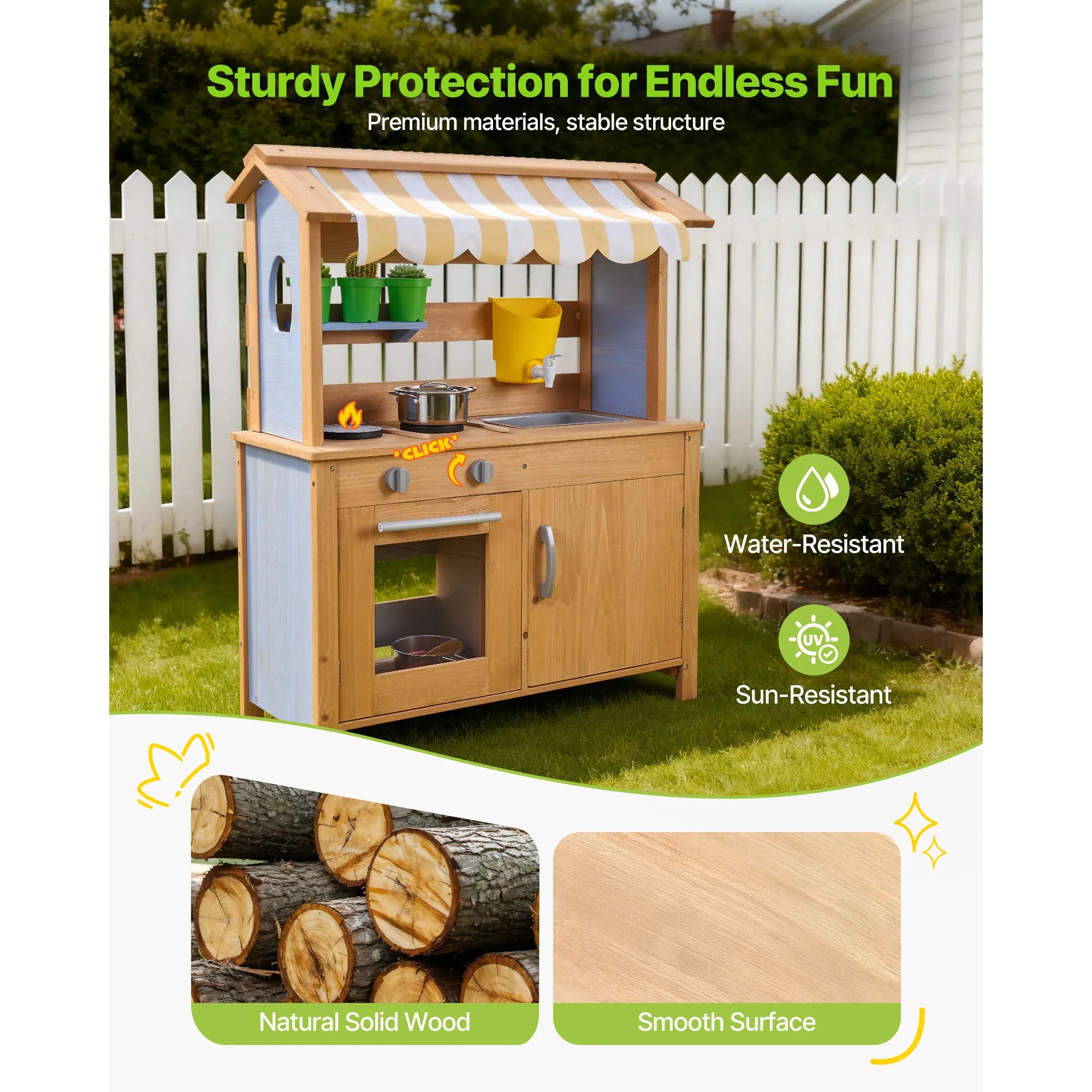 Kiddyroo™ Outdoor Mud Kitchen