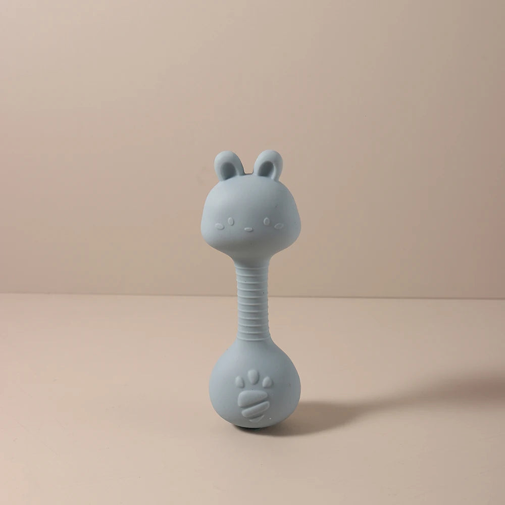 Silicone Baby Rattle Teether Toy