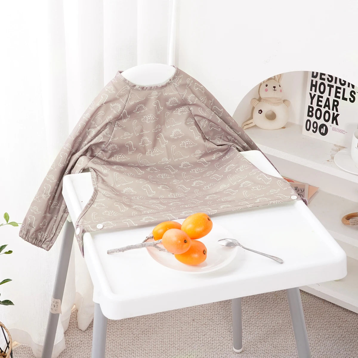 Waterproof Baby Feeding Apron with table attachment