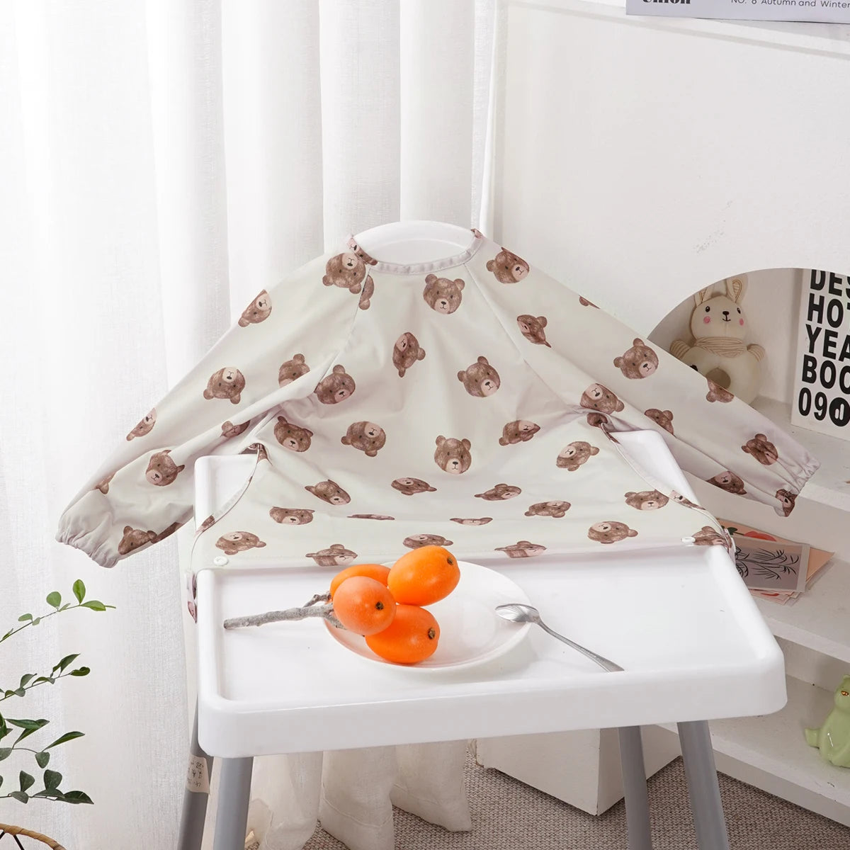 Waterproof Baby Feeding Apron with table attachment