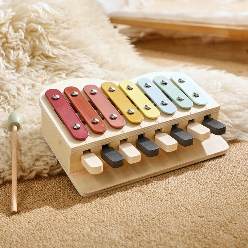 Baby Educational Wooden Montessori Piano