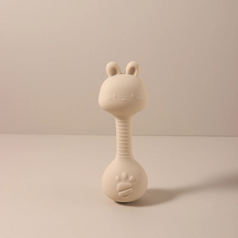 Silicone Baby Rattle Teether Toy