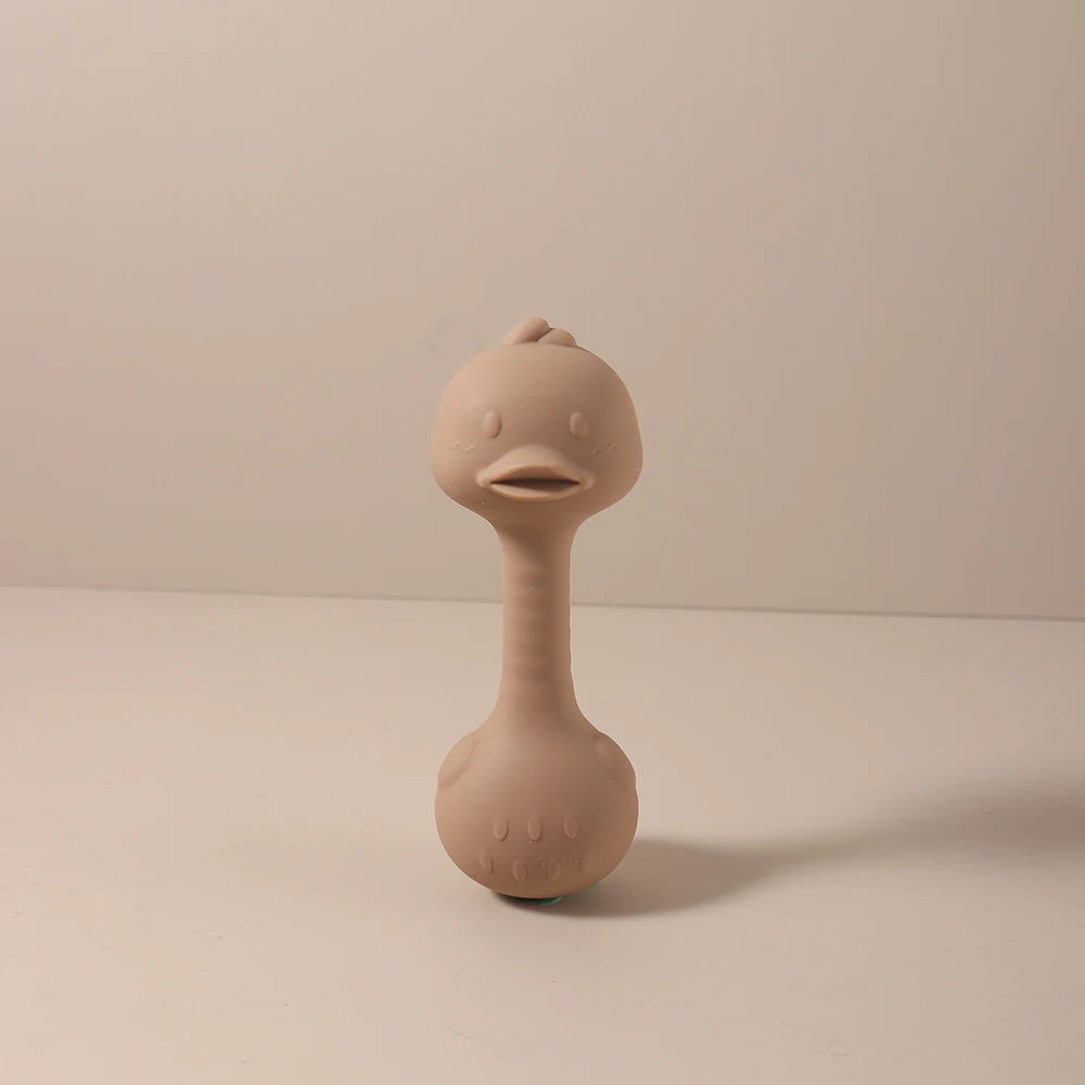 Silicone Baby Rattle Teether Toy