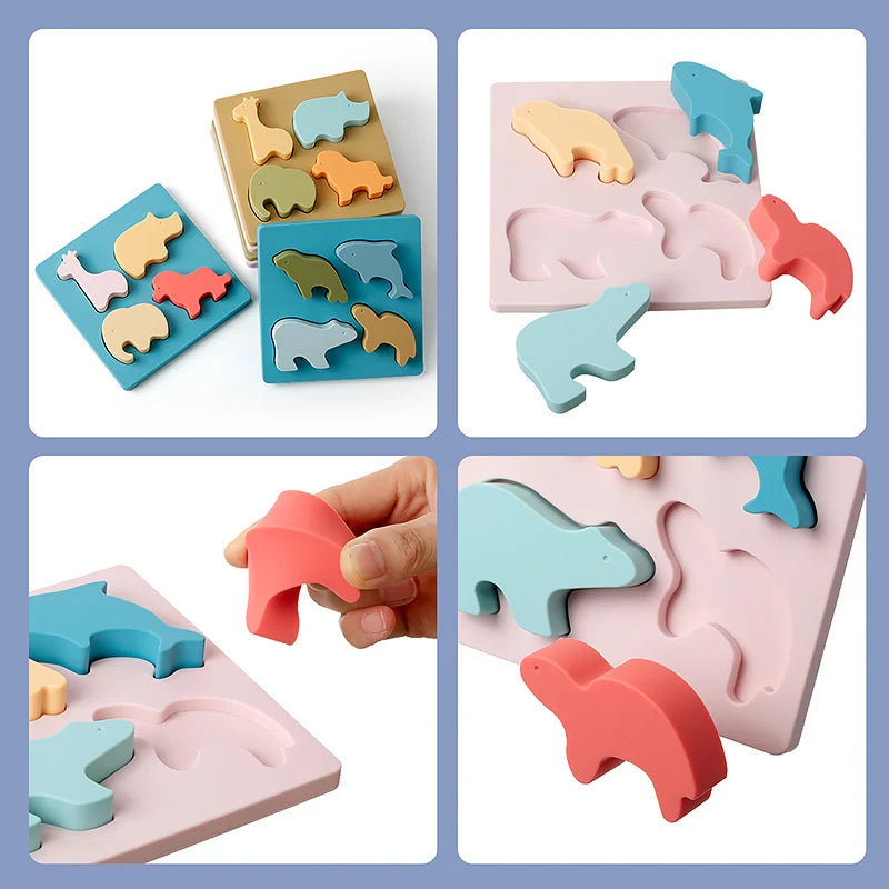 Silicone Animal Shape Matching Toys