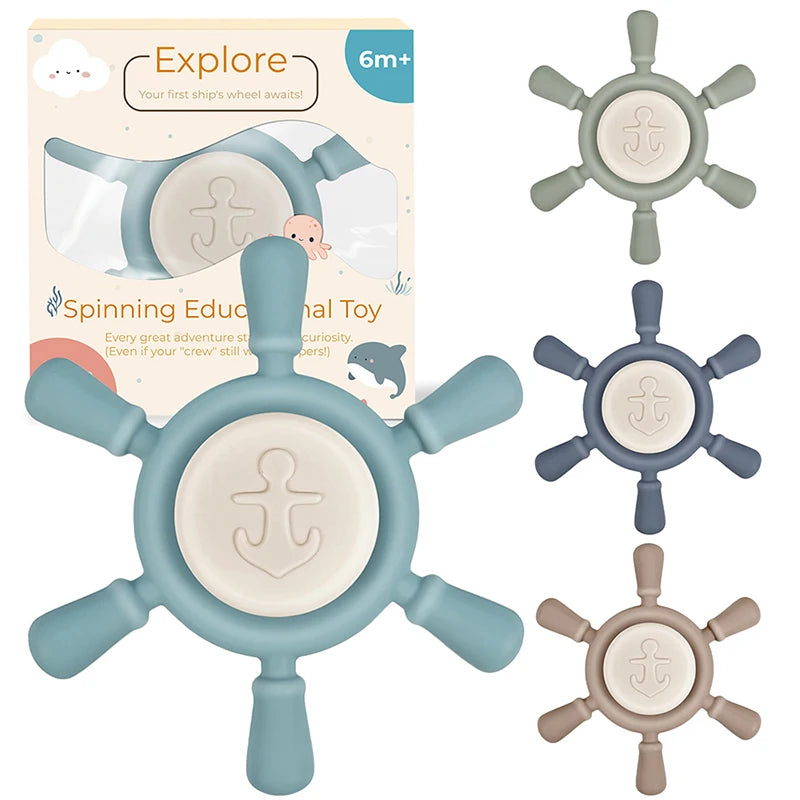 Silicone Suction Wheel Spinner Toy