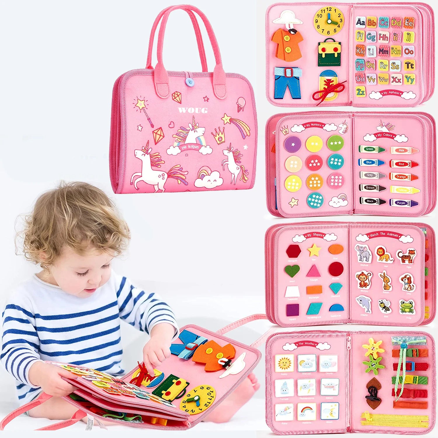 Sensory Play Board for Little Learners