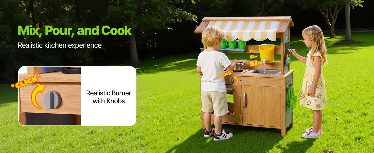 Kiddyroo™ Outdoor Mud Kitchen