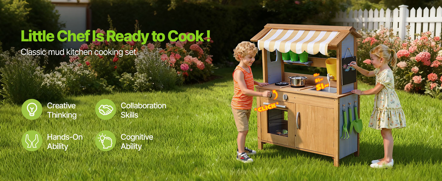 Kiddyroo™ Outdoor Mud Kitchen