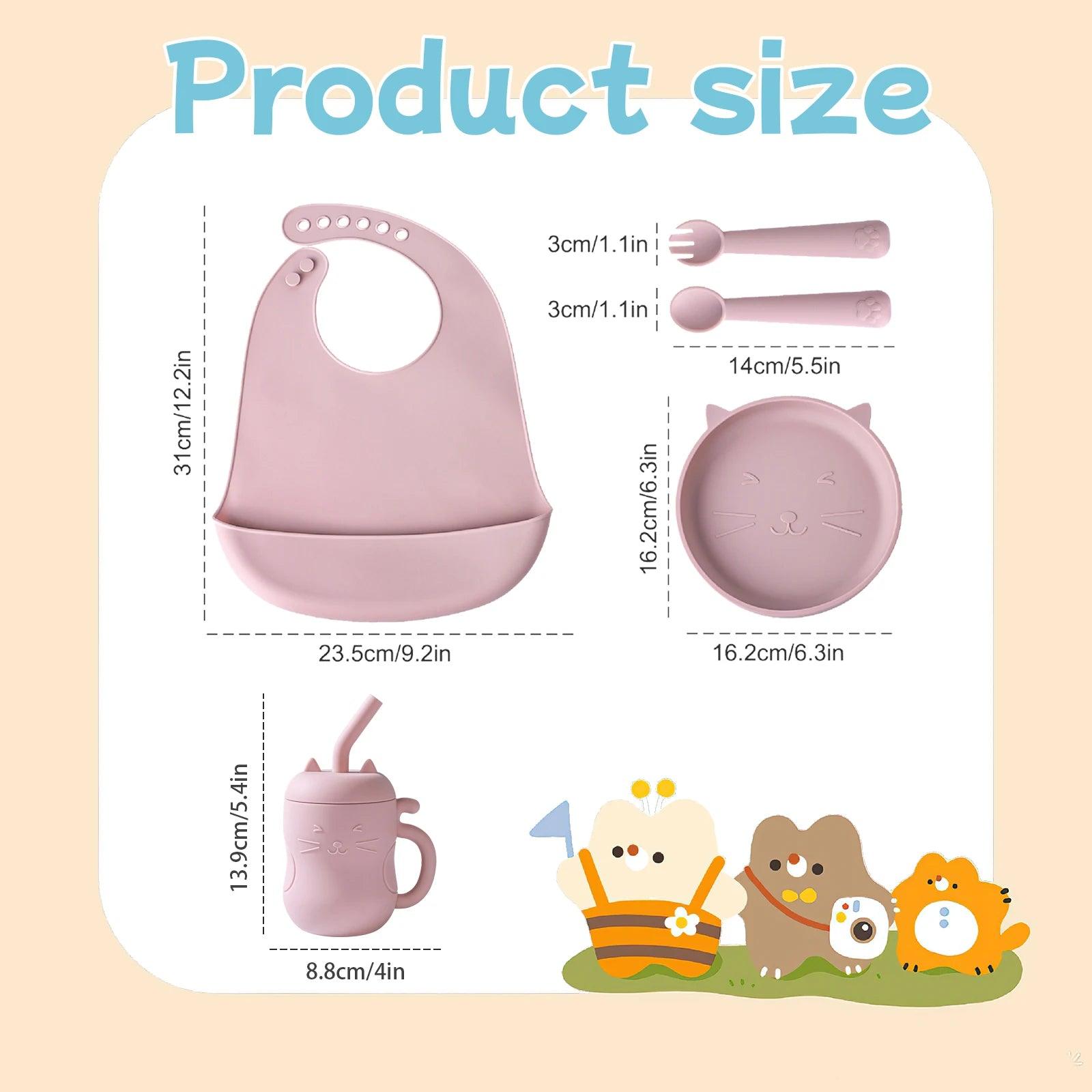 5pcs Baby Feeding Set - My Store