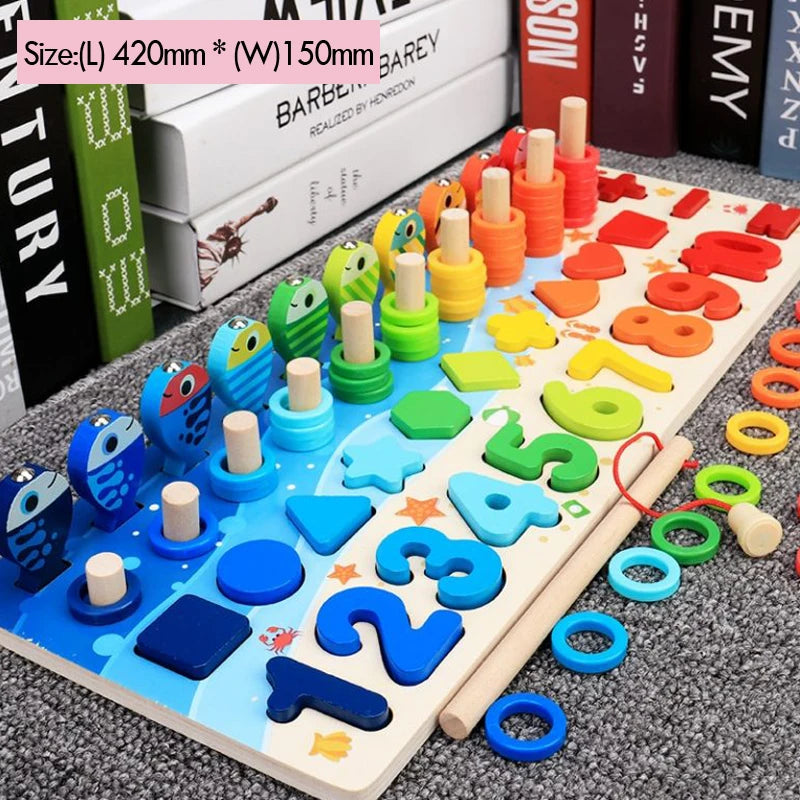 Montessori Wooden Maths Puzzle for Toddlers