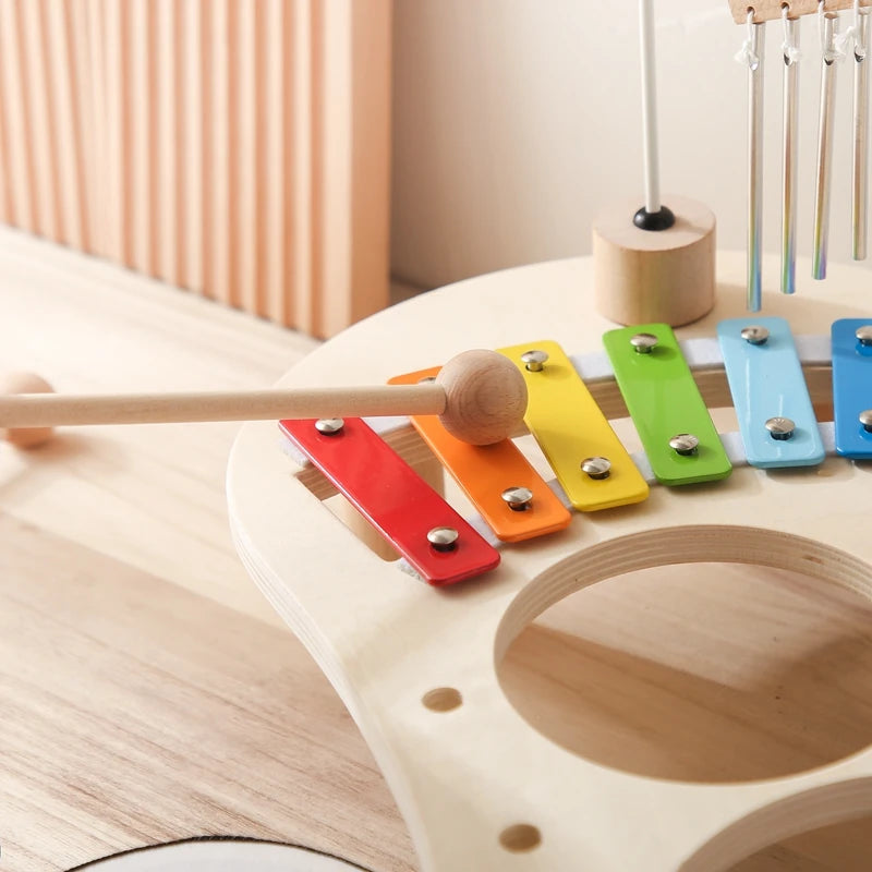Montessori Wooden Musical Xylophone Toy for Babies & Toddlers