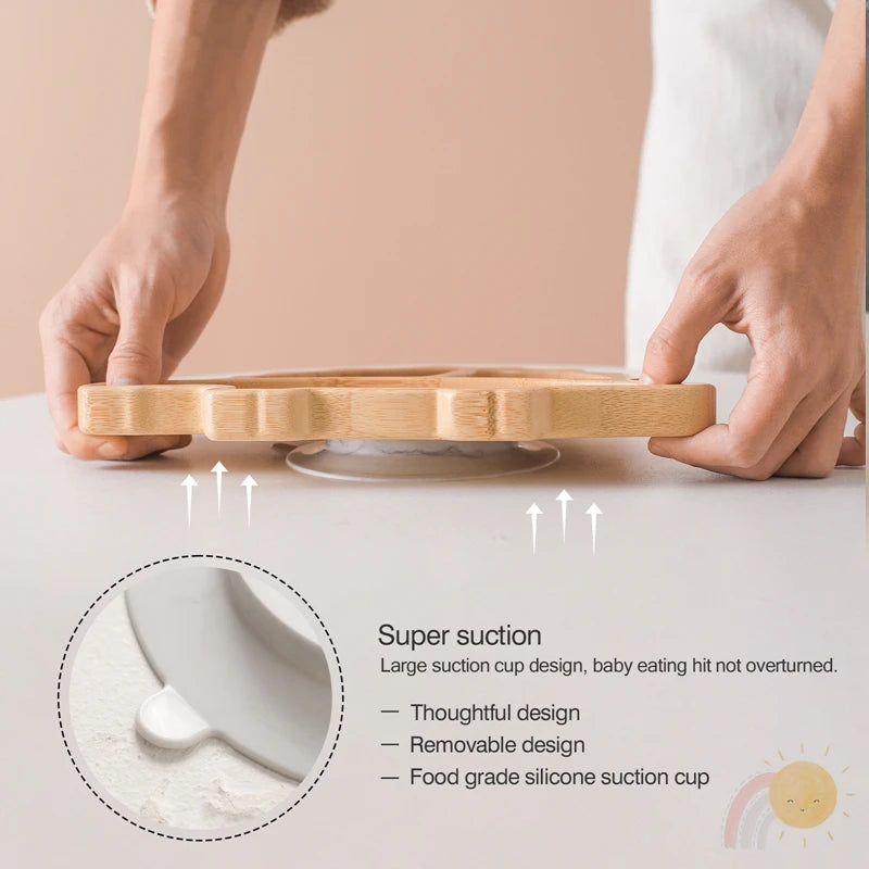 Baby Bamboo Dinosaur Feeding Set