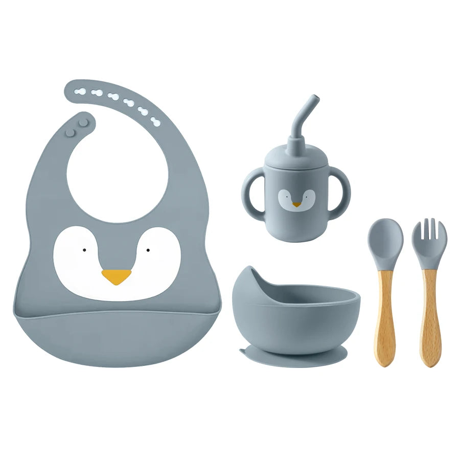 My First Silicone Baby Feeding Set