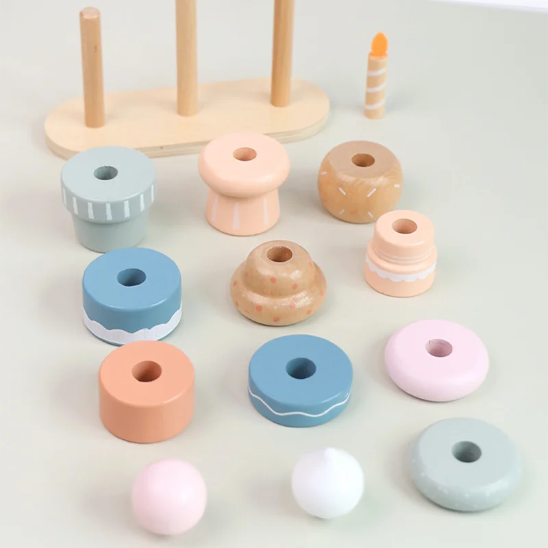 Kiddyroo™ Sweet Cake Montessori Stacking Toy