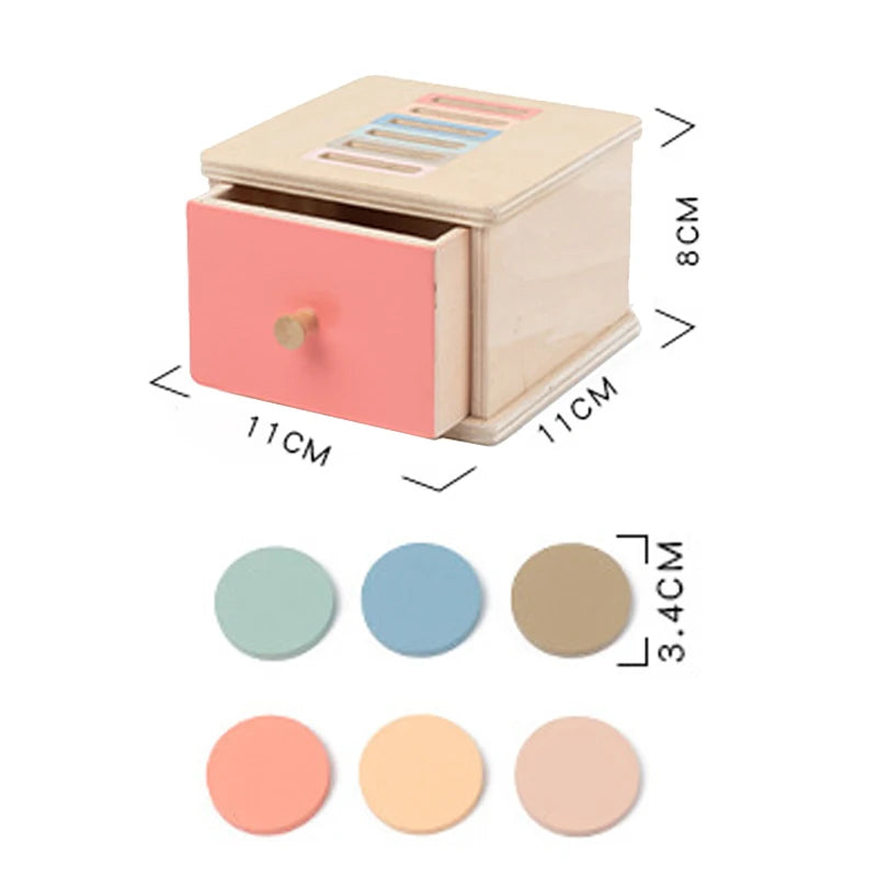Baby Montessori Object Permanence Box