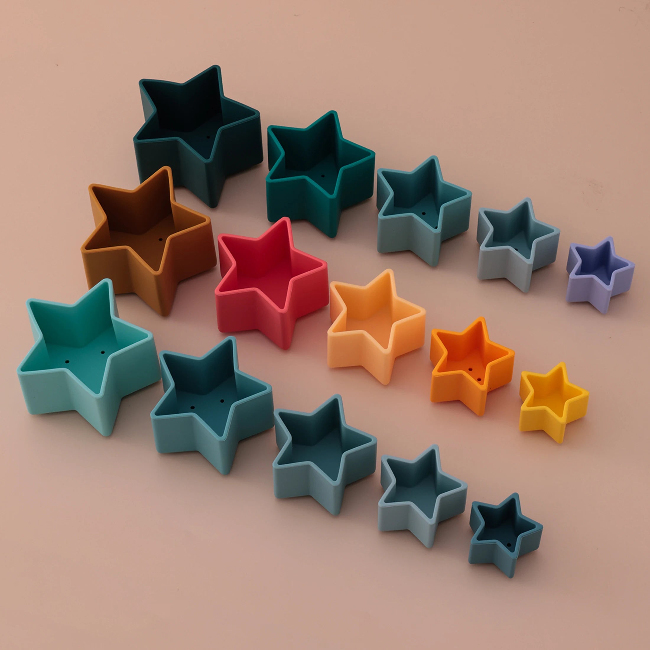 Star Shape Silicone Stacking Toy