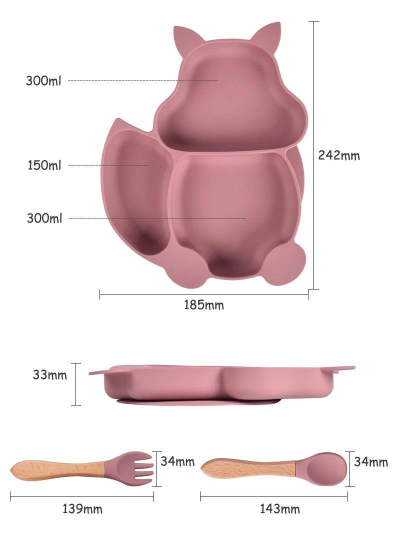 Soft Silicone Baby Feeding Set - My Store