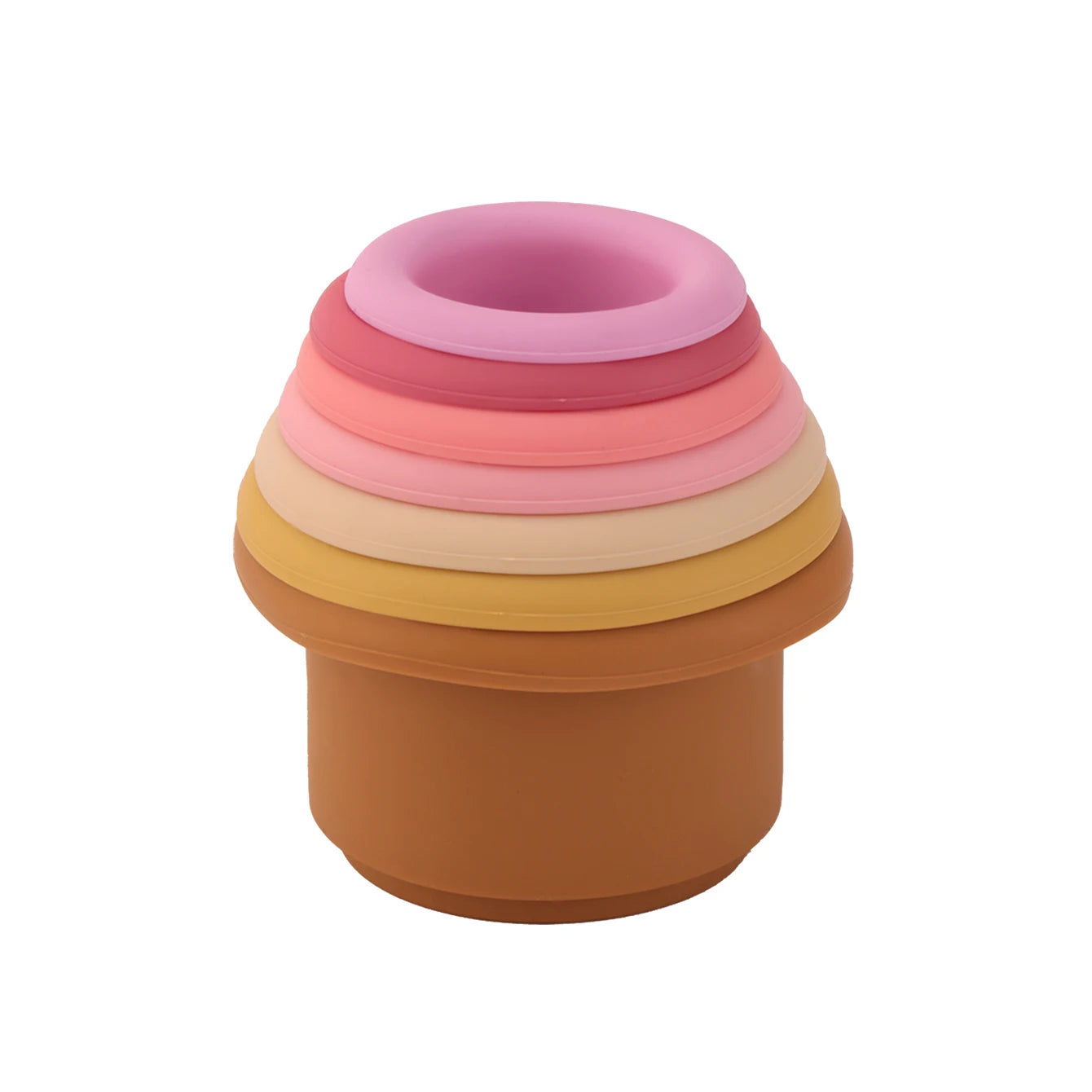 Silicone Cups Stacker Toys