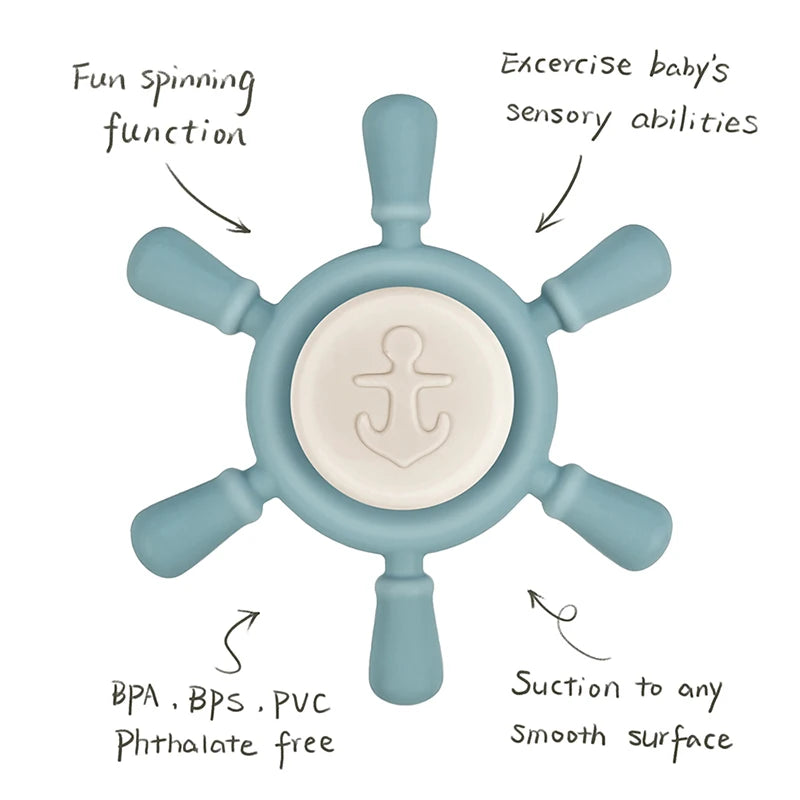 Silicone Suction Wheel Spinner Toy