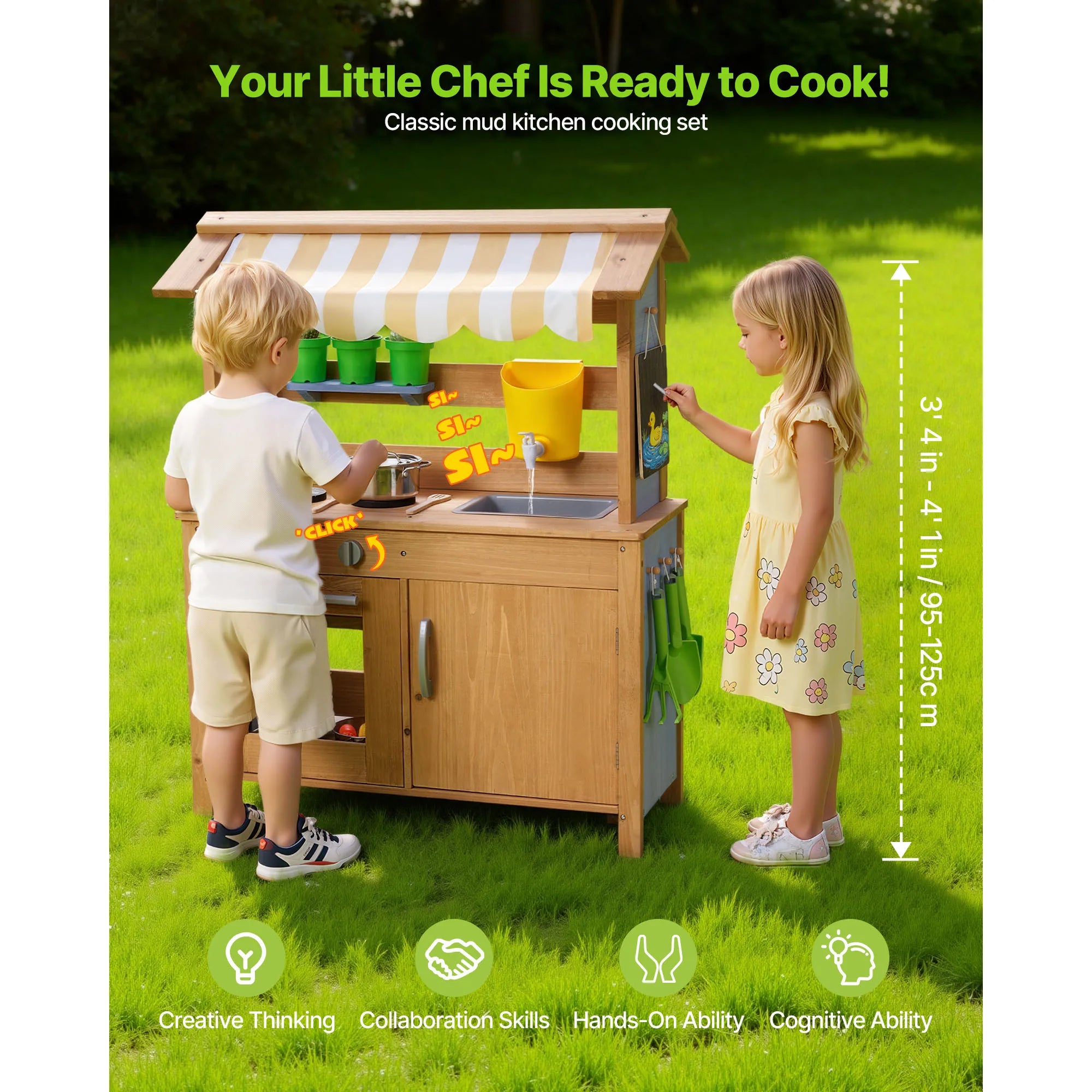 Kiddyroo™ Outdoor Mud Kitchen