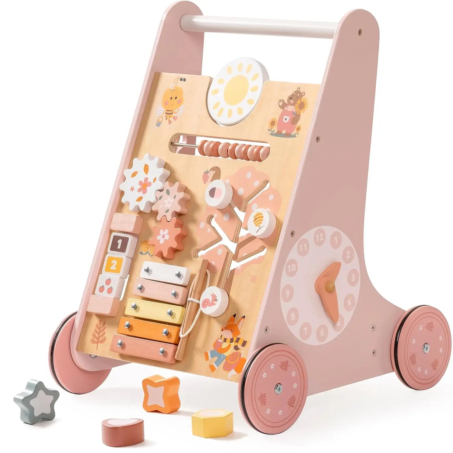 Robotime Robud Wooden Baby Walker