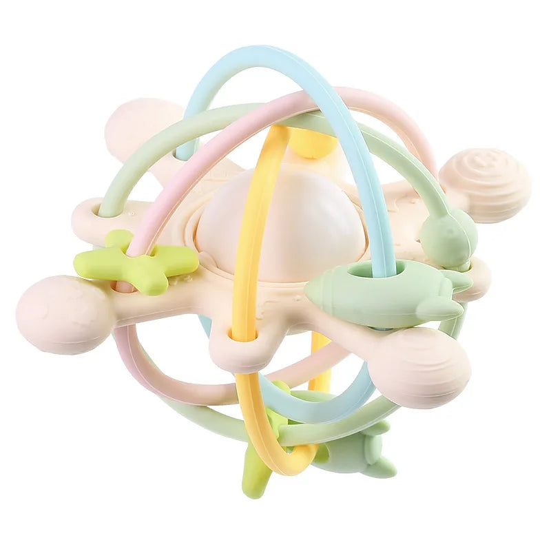 Rattle & Sensory Silicone Ball Toy