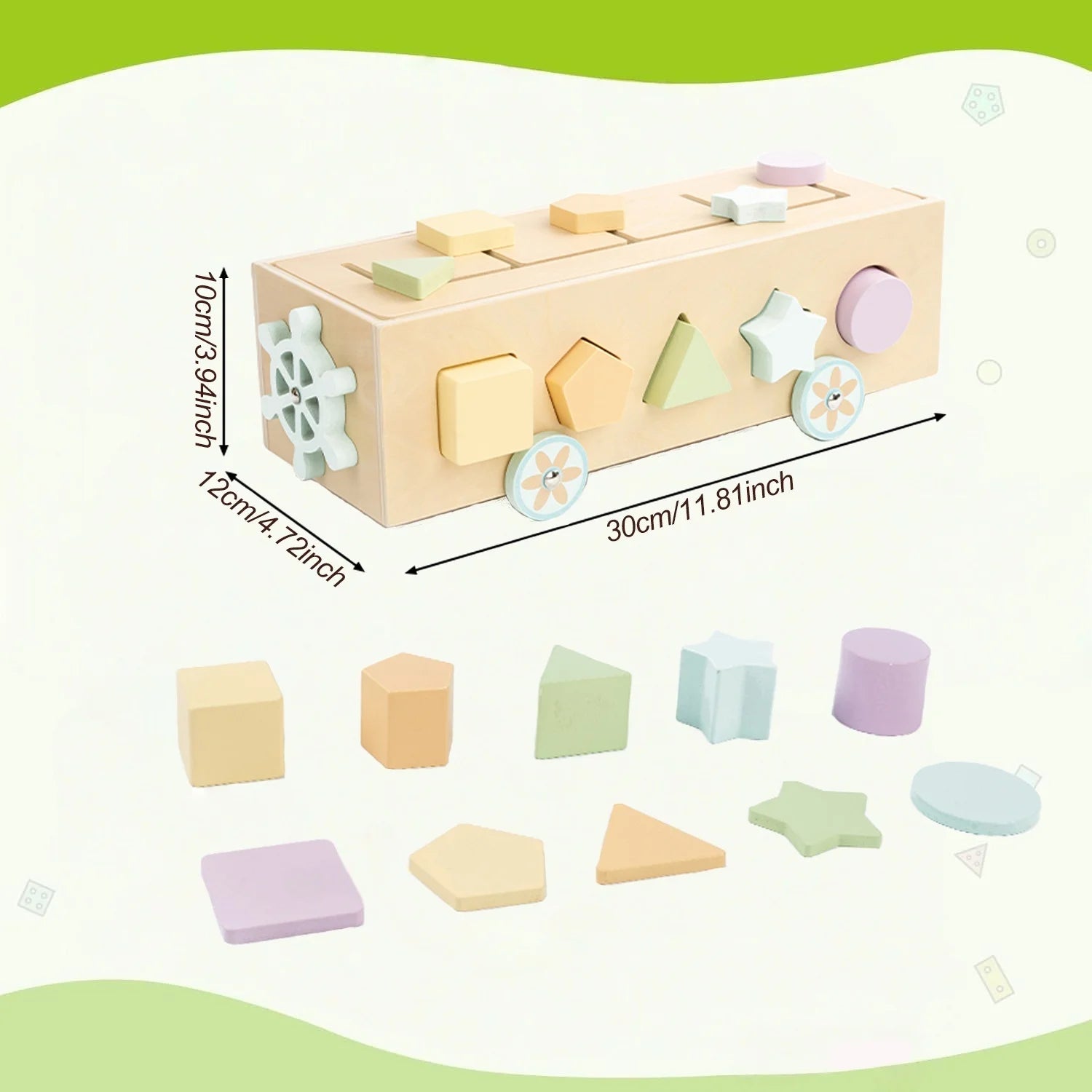 Montessori Colour Sorting & Shape Matching Toy