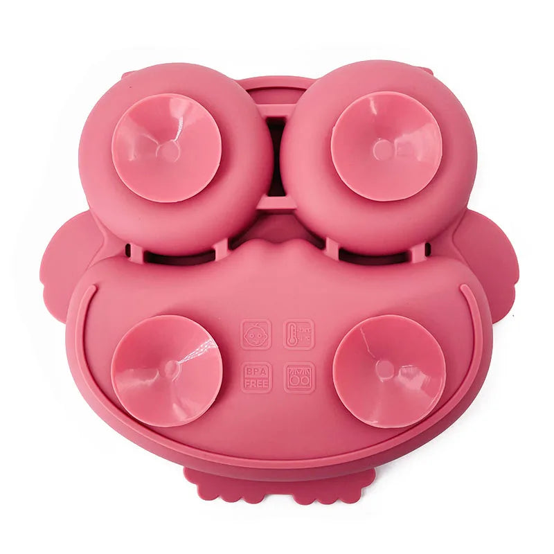 Owl Shape Silicone Food Plate