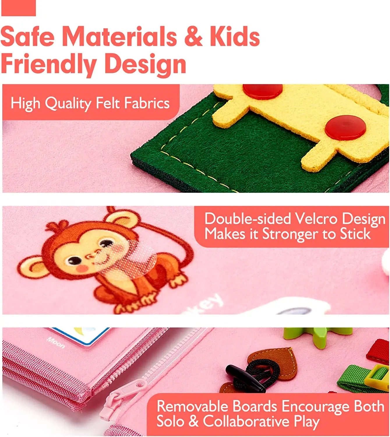 Sensory Play Board for Little Learners