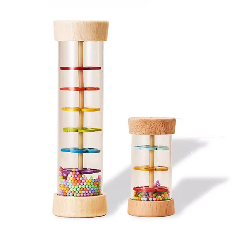 Baby Wooden Rain Sound Pipe Toy