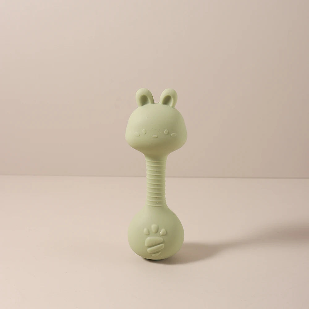 Silicone Baby Rattle Teether Toy