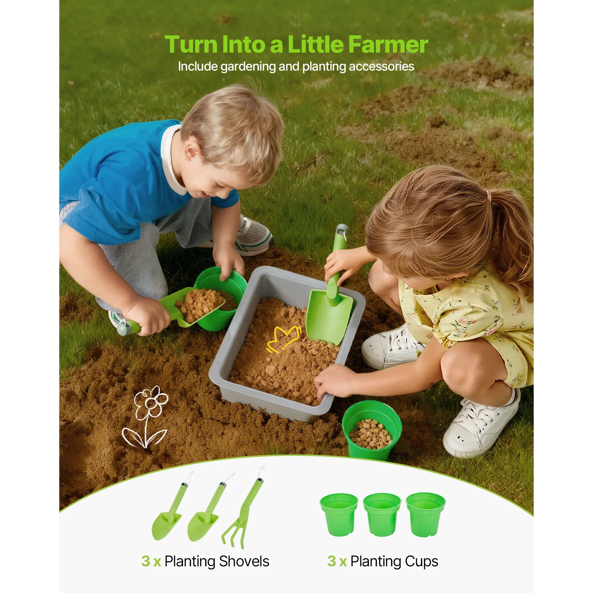 Kiddyroo™ Outdoor Mud Kitchen