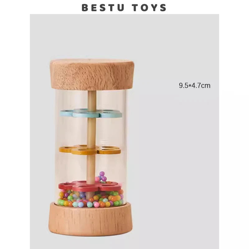 Baby Wooden Rain Sound Pipe Toy