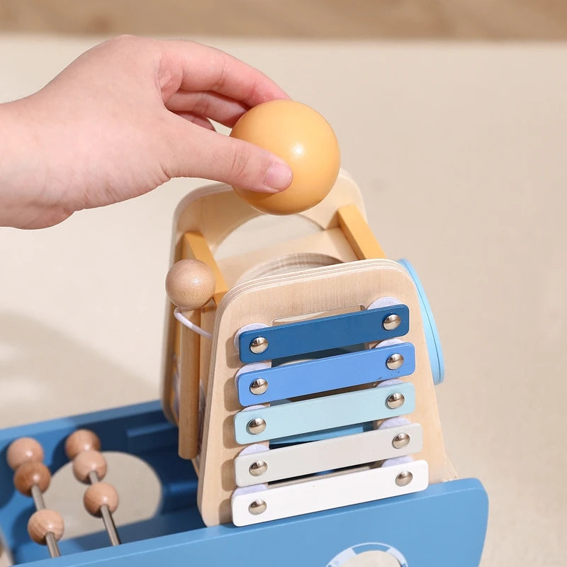 Montessori Wooden Ship Toy