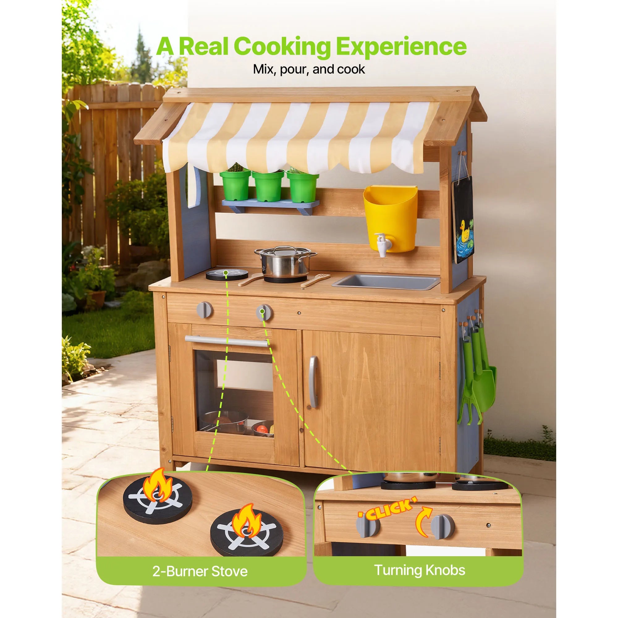 Kiddyroo™ Outdoor Mud Kitchen