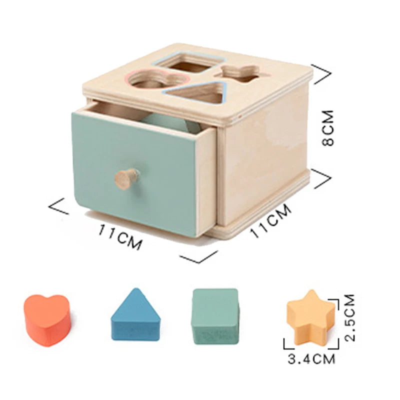 Baby Montessori Object Permanence Box