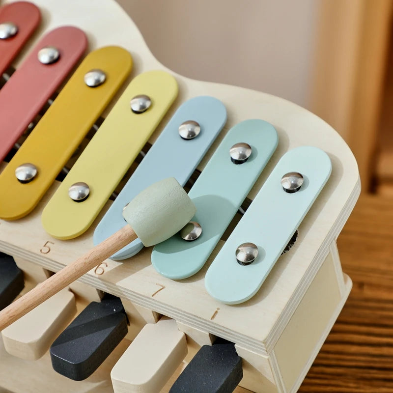Baby Educational Wooden Montessori Piano