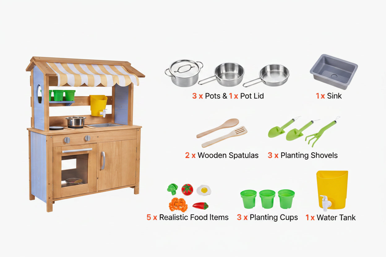 Kiddyroo™ Outdoor Mud Kitchen