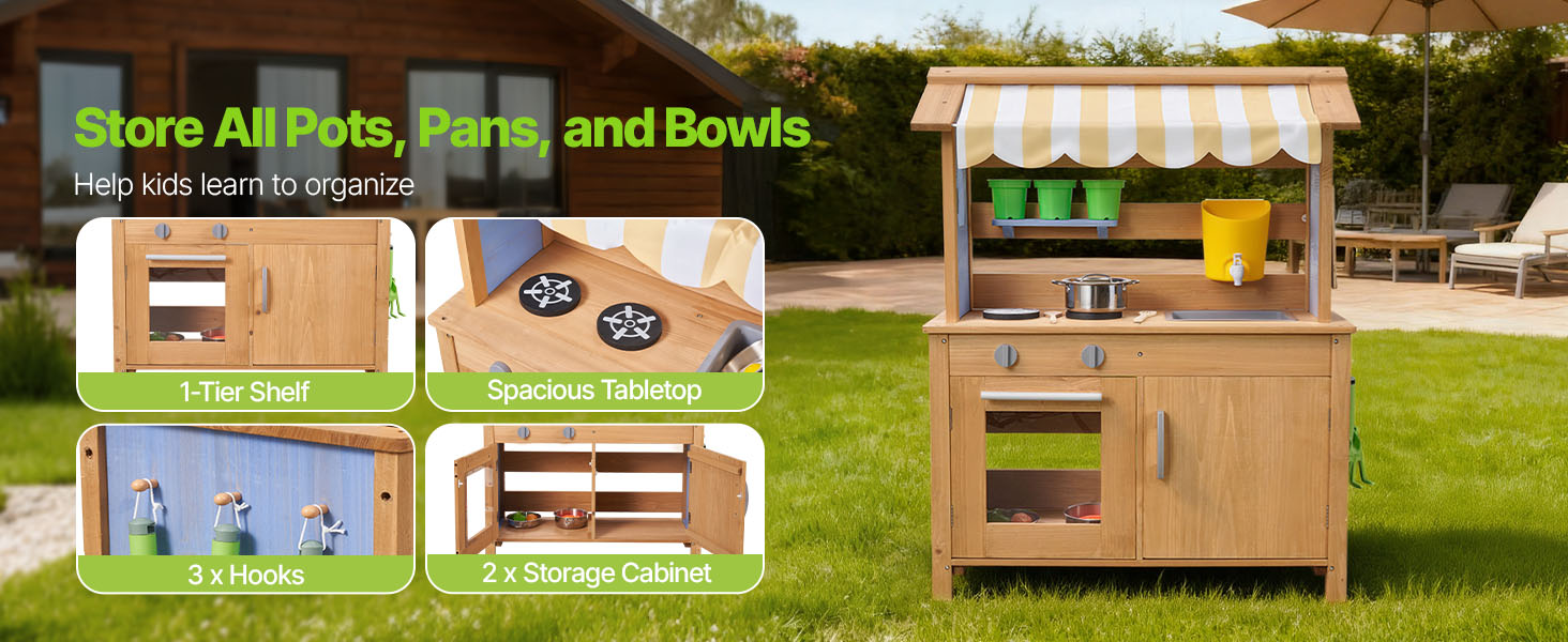 Kiddyroo™ Outdoor Mud Kitchen